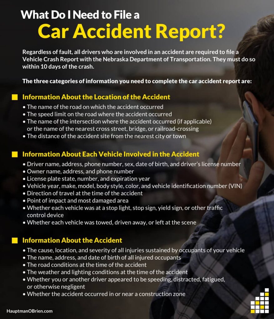 how to file car accident report