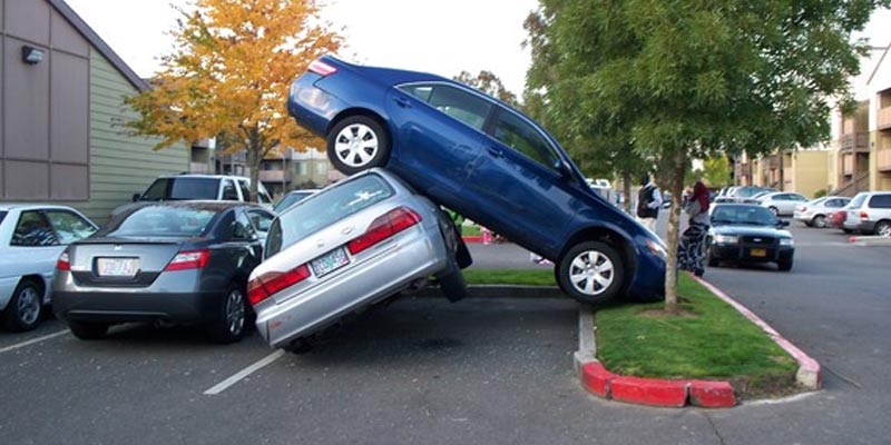 parking lot accident