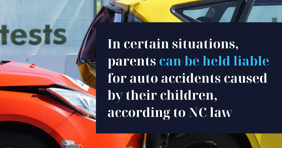 Are Parents Liable for Childrens Car Accidents?